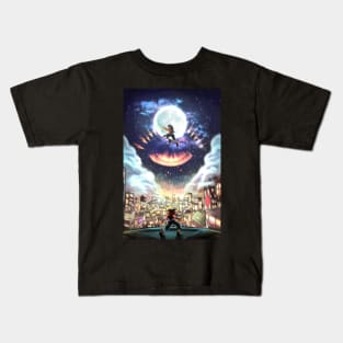 The Final Battle (Kingdom Hearts Sora vs Yozora Poster) Kids T-Shirt